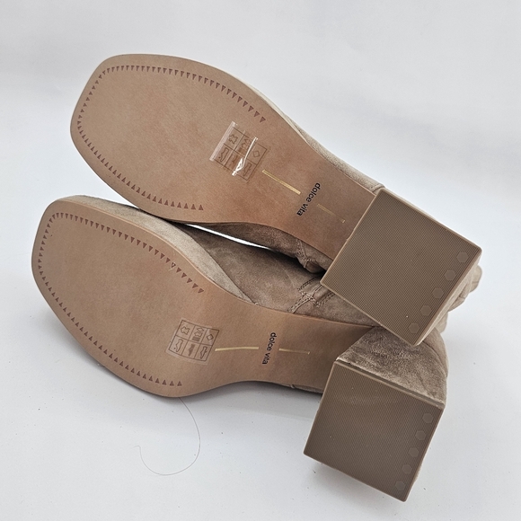 Dolce Vita Ulyses Women’s Tan Mushroom Suede Platform Boot US 9.5 NWOB - Picture 9 of 12